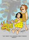 Cartoon: Caveman. (small) by daveparker tagged caveman fire cavewoman