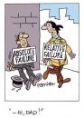 Cartoon: Father and son. (small) by daveparker tagged beggars,father,son,failures,