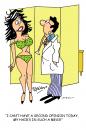Cartoon: Second opinion (small) by daveparker tagged female,patient,doctor,no,second,opinion