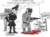 Cartoon: Das Haditha Massaker (small) by eisi tagged freispruch,mörder,kriegsverbrecher,haditha,wutrich,soldaten