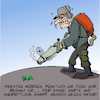 Cartoon: Der Laubbläser (small) by eisi tagged natur,herbst,laubbläser