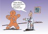 Cartoon: Lebkuchenmann (small) by Hansel tagged lebkuchenmann