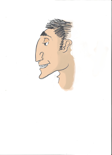 Cartoon: a small smile (medium) by Aumur selcuk tagged smile