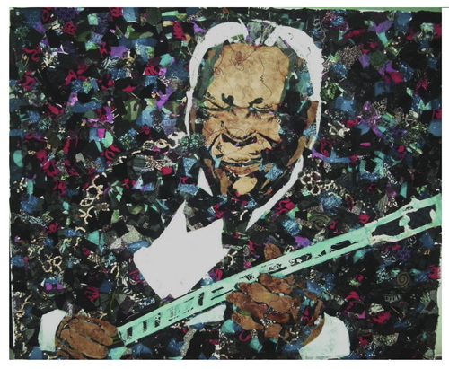 Cartoon: BB King (medium) by juniorlopes tagged bb,king,blues,illustration