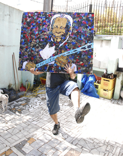 Cartoon: BB King from Brazil (medium) by juniorlopes tagged bb,king