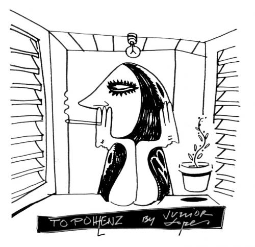 Cartoon: dedicated to Pohlenz (medium) by juniorlopes tagged cartoon