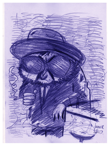 Cartoon: Fassbinder (medium) by juniorlopes tagged fassbinder,fassbinder