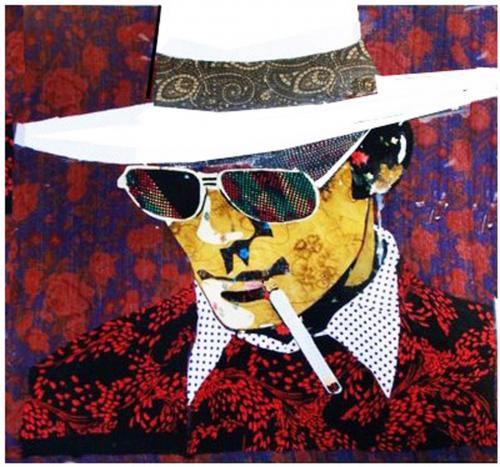 Cartoon: Hunter S Thompson (medium) by juniorlopes tagged rolling,stone,literature