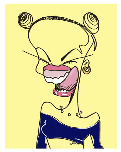 Cartoon: Miley Cyrus (medium) by juniorlopes tagged miley,cyrus,miley,cyrus