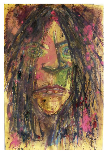 Cartoon: Patti Smith (medium) by juniorlopes tagged patti,smith,patti,smith