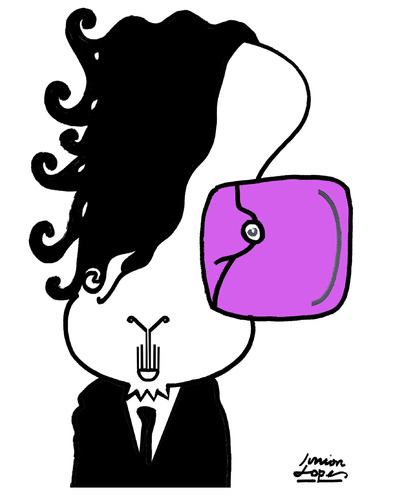 Cartoon: Tim Burton (medium) by juniorlopes tagged tim,burton,tim,burton