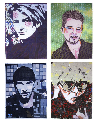 Cartoon: U2 band (medium) by juniorlopes tagged u2