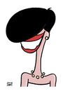 Cartoon: Anne Hathaway (small) by juniorlopes tagged anne,hathaway
