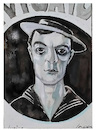 Cartoon: Buster Keaton (small) by juniorlopes tagged buster,keaton