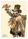 Cartoon: Coffin Joe (small) by juniorlopes tagged cinema