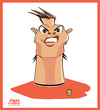 Cartoon: Cristiano Ronaldo (small) by juniorlopes tagged world,cup,2010