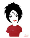 Cartoon: Jack White (small) by juniorlopes tagged white stripes