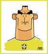 Cartoon: Lucio (small) by juniorlopes tagged brazil,football