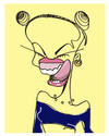 Cartoon: Miley Cyrus (small) by juniorlopes tagged miley,cyrus