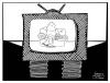 Cartoon: Television Man (small) by juniorlopes tagged cartoon,illustration