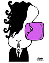 Cartoon: Tim Burton (small) by juniorlopes tagged tim,burton