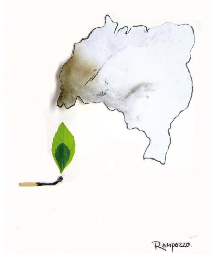 Cartoon: Amazonia (medium) by Marcelo Rampazzo tagged amazonia,