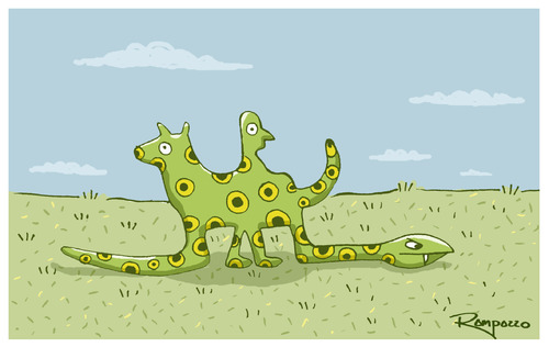 Anaconda By Marcelo Rampazzo | Nature Cartoon | TOONPOOL
