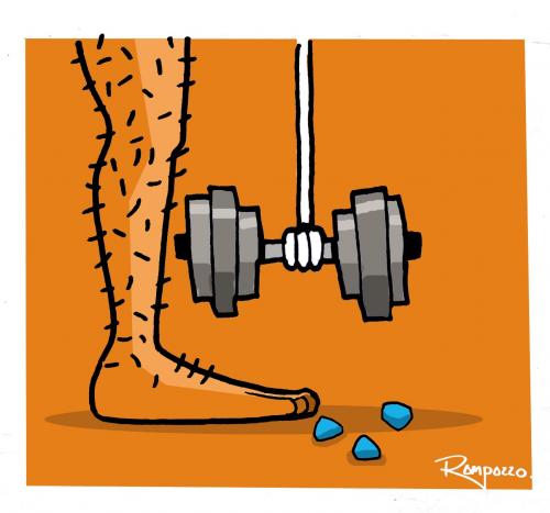 Cartoon: Blue pill (medium) by Marcelo Rampazzo tagged blue,pill