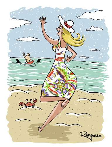 Cartoon: I love you darling! (medium) by Marcelo Rampazzo tagged love,surf,girlfriend,illustration,liebe,partnerschaft,beziehung,glück,verliebt,glücklich,mann,frau,ehe,freundin,freund,surfen,urlaub,ausflug,verreisen