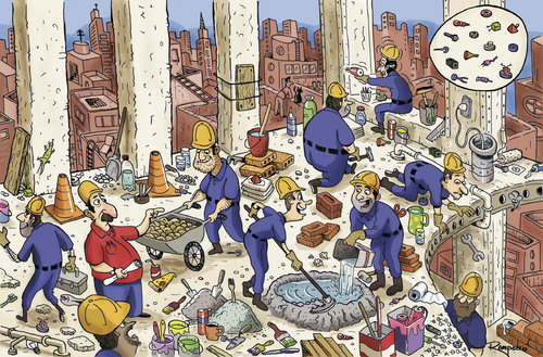 Men at work Men at work