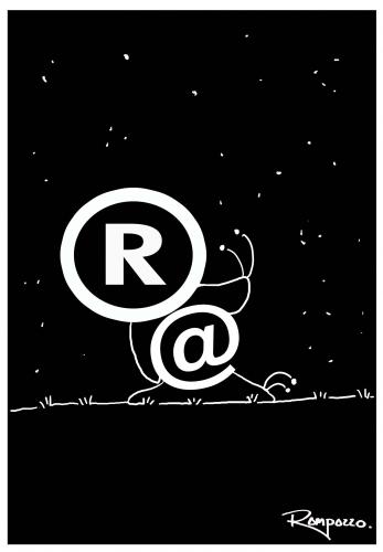 Cartoon: snails (medium) by Marcelo Rampazzo tagged humor