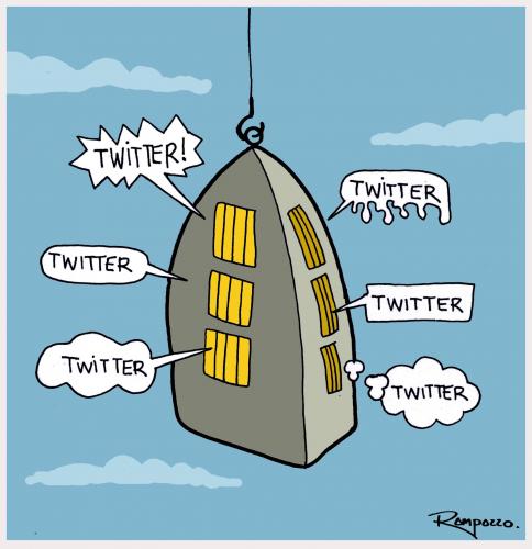 Cartoon: Twitter (medium) by Marcelo Rampazzo tagged twitter,computer,internet,web,online,kommunikation,community,communities,informationen,informationsgesellschaft,twitter,social networking,netzwerk,käfig,vogel,social,networking