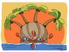 Cartoon: Beach Dream (small) by Marcelo Rampazzo tagged beach,dream