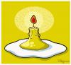 Cartoon: Candlegg (small) by Marcelo Rampazzo tagged surreal candle ligth egg