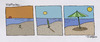 Cartoon: Reflections... (small) by Marcelo Rampazzo tagged sea,sun,beach,philosophy