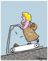 Cartoon: Shit Walking (small) by Marcelo Rampazzo tagged shit,walking