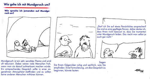 Cartoon: Mundgeruch (medium) by Florian France tagged mauvaise,haleine