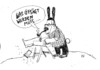 Cartoon: . (small) by Florian France tagged grass holz sagen sägen ostern