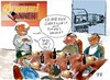 Cartoon: DAS PERFEkTe BRUMMI Dinner (small) by Florian France tagged brummi,kraftfahrer,lkw,fahrer,promi,dinner,das,perfekte,vox
