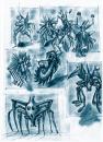 Cartoon: mini monsters (small) by neudecker tagged sketch drawing illustration art comic cartoon animals line character