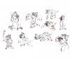 Cartoon: tom vs jerry studies (small) by neudecker tagged tom,und,jerry,walt,disney,comics,studies,sketches,drawings