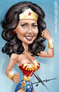 Cartoon: Linda Carter (small) by Mecho tagged wonder,woman