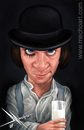 Cartoon: Malcolm-McDowell (small) by Mecho tagged malcolm,mcdowell,clockwork,orange