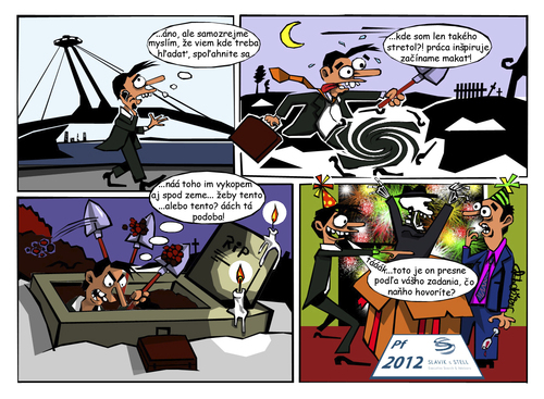 Cartoon: comiks (medium) by ivo tagged wow