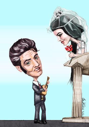 Cartoon: elvis (medium) by ivo tagged wow