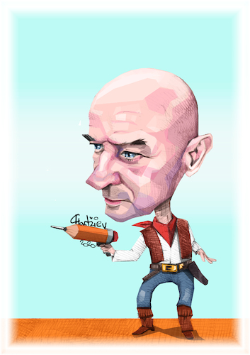 Cartoon: feri-b (medium) by ivo tagged wow