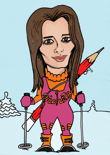 Cartoon: Nicoleta (medium) by ivo tagged wow