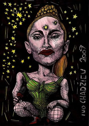 Cartoon: pri - madonna (medium) by ivo tagged wau