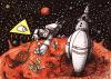 Cartoon: cosmos (small) by ivo tagged wau