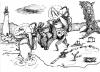 Cartoon: help! (small) by ivo tagged wau